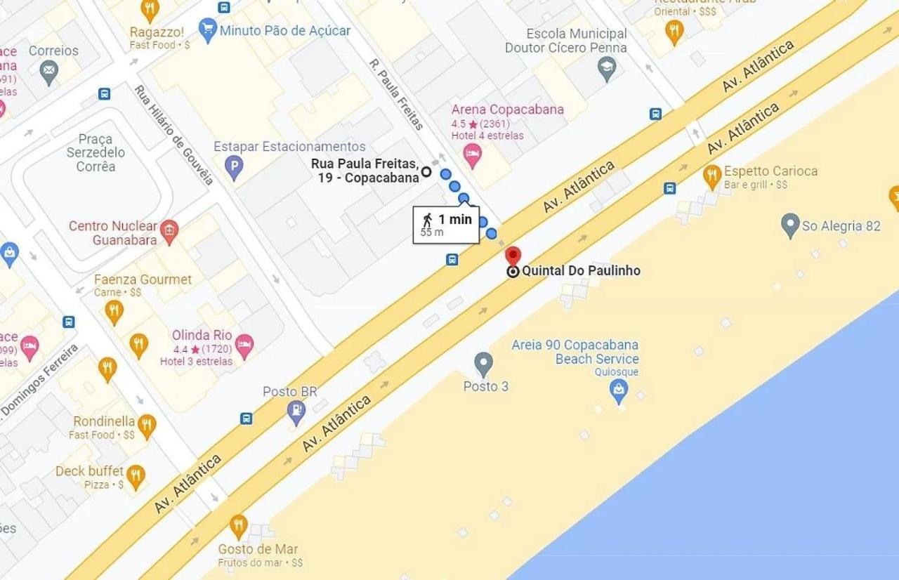 Pf21 - Apto A 1 Minuto Da Praia De Copacabana Рио-де-Жанейро Экстерьер фото
